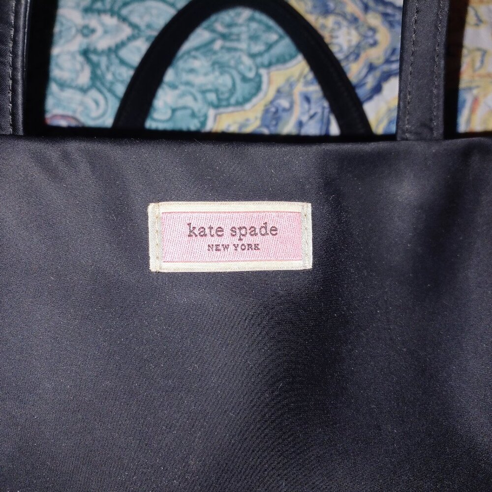 Kate Spade Navy Blue Nylon Satchel